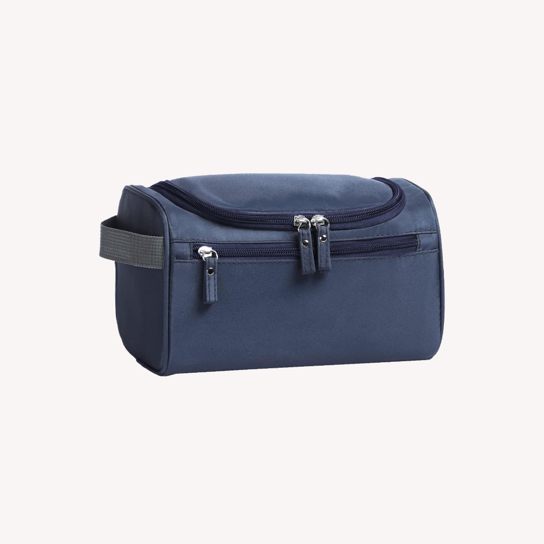 COS229-Azul Cosmetiquera De Viaje Con Gancho - Imagen 1